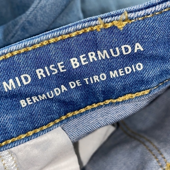 Universal‎ Thread shorts cut off Bermudas NEW light wash stretch 26 w distressed - Picture 6 of 8